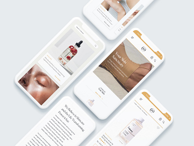 Neuffa | a Skin Care E-Commerce Website blog design e commerce homepage product page responsive design skincare ui uidesign uidesigner ux uxdesign web web design website design
