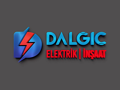Dalgic | Construction & Electrical construction electrical graphic logo