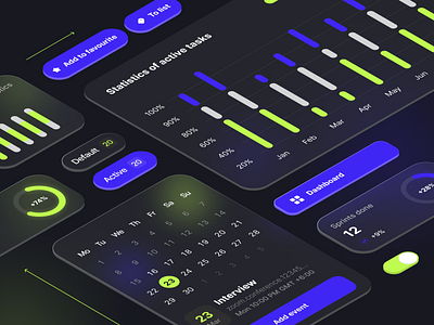 Concept of elements for admin platform