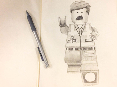 Doodle Swap drawing lego pencil
