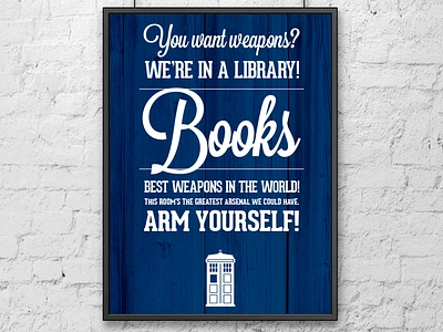 Doctor Who Quote doctorwho print vector