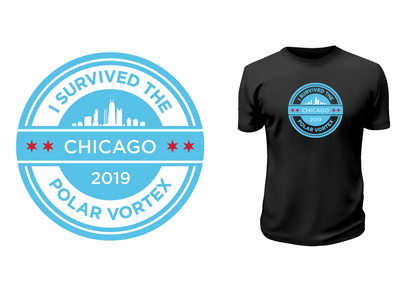 Chicago Polar Vortex 2019 adobe illustrator shirt t shirt t shirt design vector vector art