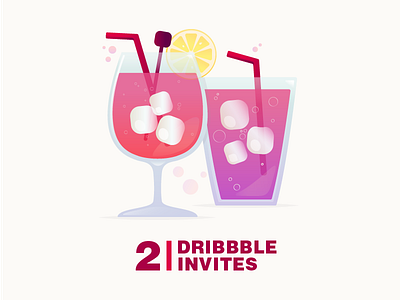 2 Dribbble Invites! invites ui