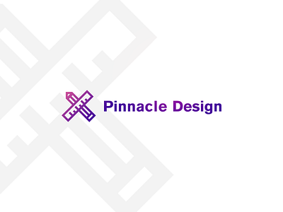 Pinnacle Design logo logo design logo mark pinnacle design