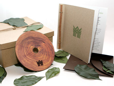 Natural Press Kit dimensional nature print tactile wood