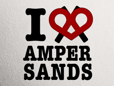 I(Heart)Ampersands ampersand milton glaser type