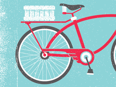 Bikes bikes illustration ride screenprint summer
