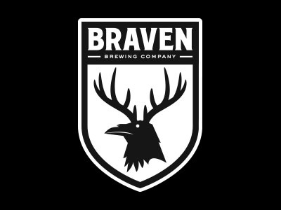 Braven Brewing Co braven brewing brooklyn identity logo
