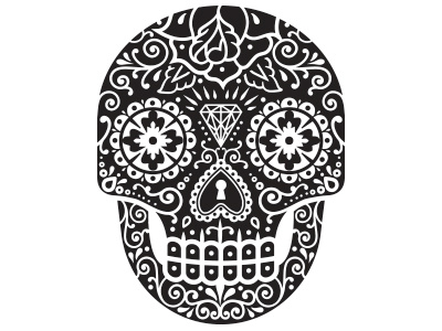 Gratuitous Sugar Skull By Two Arms Inc. On Dribbble