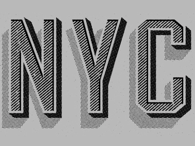 NYC shirt apparel lettering new york type