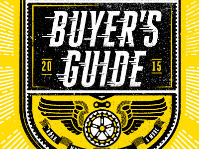 Buyer's Guide bursty lines editorial illustration texture twoarms