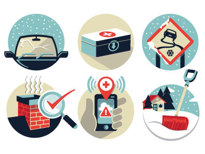 Winter is Coming editorial icons illustration vector winter