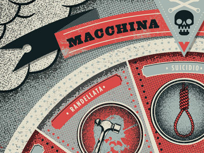 Macchina Della Morte death illustration italia machine of death