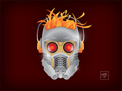 Starlord Jam design galaxy guardians illustration outlaw starlord