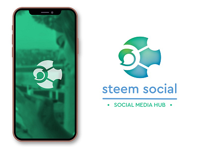 Steem Social App Branding branding logo steem steemit ui