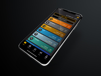 Monarch Wallet App app design mobile monarch ui ux