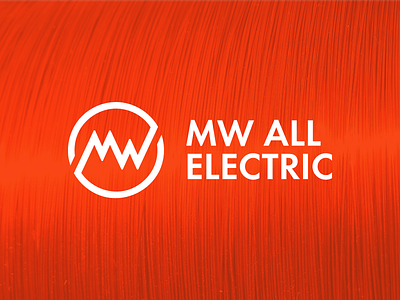 MW All Electric Logo branding design logo