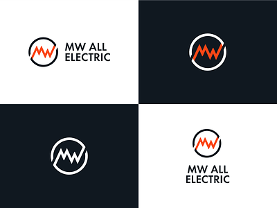 MW All Electric Logo - Responsive branding design logo responsive branding