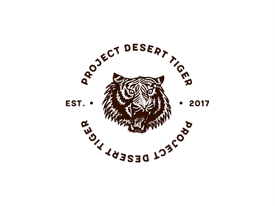 Project Desert Tiger Logo branding design illustration logo