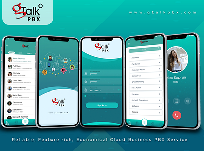 Mobile UI call cloud app design app gtalk home mobile ui office pbx ui design