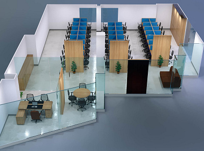 BPO Floor Plan 3d 3dsmax coronarender exterior floor plan interior