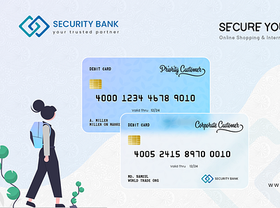 Security Bank app branding graphic design interface landing page mobile design ui uiux ux web design