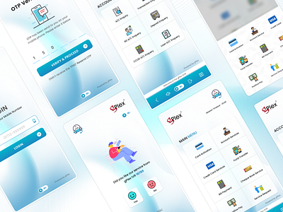 gPlex SIVR dailyui graphic design illustration mobile app ui uiux ux website