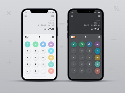 CALCULATOR adobe xd app design calculator dailyui ui ui design uiux user interface ux design