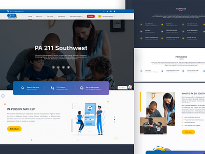 211 webpage Re-design branding dailyui design graphic design illustration ui uiux ux ux design webdesign