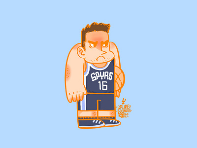 NBA San Antonio Spurs The Coyote Mascot Enamel Pin