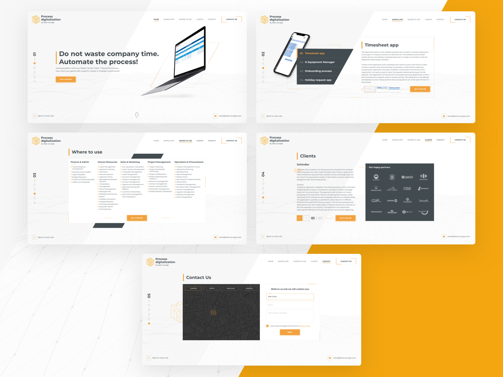 Data Courage - Landing Page Design For Event By Kirill Yevdokimov On 