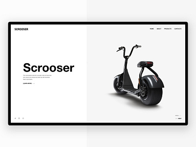 Scrooser - Website Concept