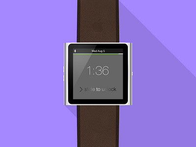 iWatch - Unlock Screen iwatch ui ux