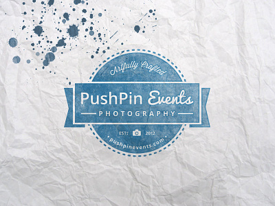 PushPin Stamp branding pushpin stamp