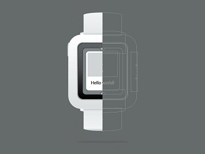 Pebble Time illustration pebble