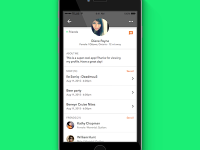 Social App - Profile