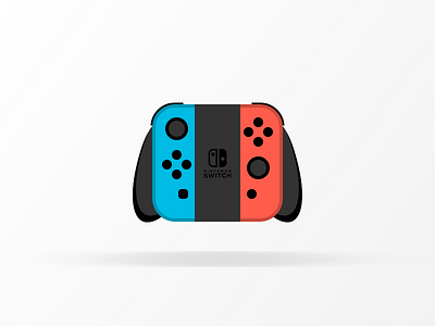 Nintendo Switch control icon illustration nintendo switch video games