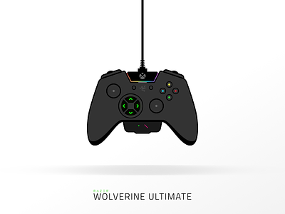 Razer Wolverine Ultimate control icon illustration razer video games wolverine
