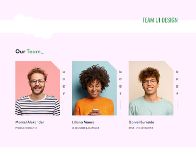 Team UI design css design team ui template ui ui design web webdesign website