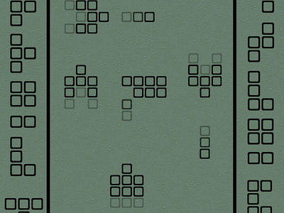 Tetris console design retro