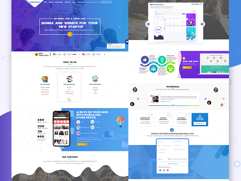 Web & App Development Company by Salman on Dribbble