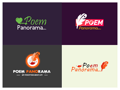 Shot For Logo apps color design flat icons leaf logo panorama poem ui website