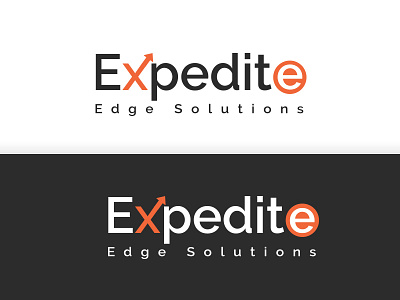 Expedite Edge Solution Logo 2d artist app arrow logo artistic color block design digital digital 3d edge graphics designer logo solution