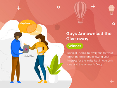 Dribbble Invite Winner draft dribbble invite player winner