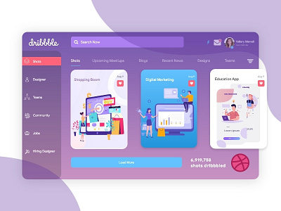 Dribbble Dashboard daily ui dailyui dashboard design dribbble dribbble best shot hireme illustration ux design