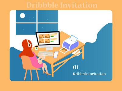 Dribbble Invite bestshot daily dribbble dribbble invite illustration invite invite giveaway