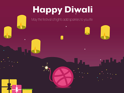 Happy Diwali in Advanced celebrations design diwali festival illustration
