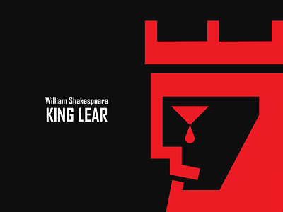 KING LEAR book book cover concept creative illustration nikstudio vector