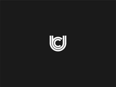 U + C Monogram black creative illustration logo mark monogram simple uc monogram