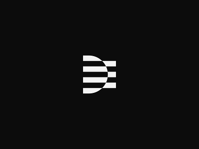 DE monogram black creative de monogram de monogram design logo monogram monogram design monogram logo simple symbol